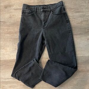 Express Super High-Waisted Ankle Jeans – Size 4 Petite